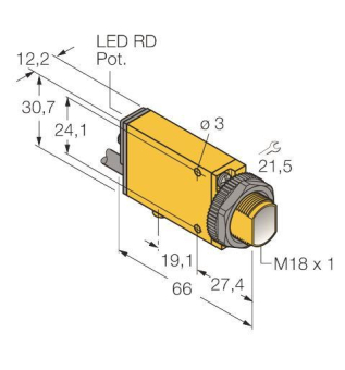 Turck Opto Sensor Winkellicht-   MIAD9CV 
