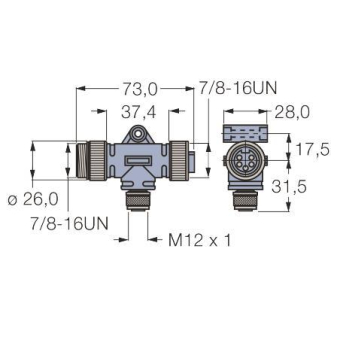 Turck Zubehör für         RSM FKM RKM 57 