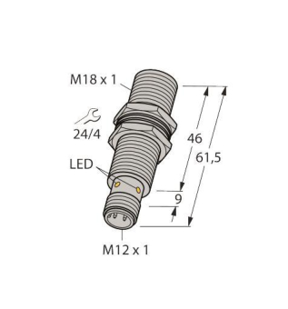 Turck Induktiver BI8U-EM18MWD-VP6X-H1141 