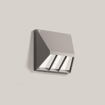 BEGA Wandleuchte 3000K silber   22256AK3 