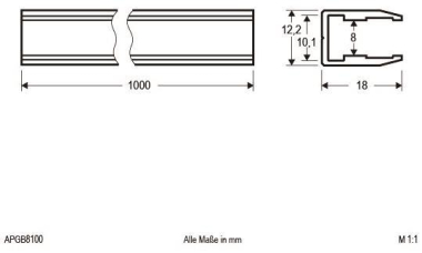 EVN APGB8100 Alu Profil      AP GB 8 100 