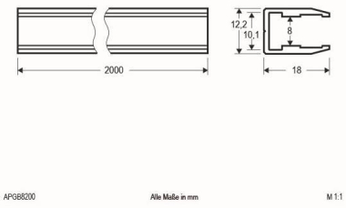 EVN APGB8200 Alu Profil      AP GB 8 200 