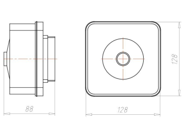 KAIS Universal-Einbaugehäuse     1295-22 