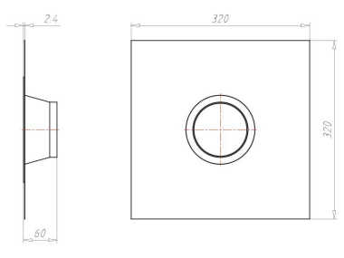 KAIS Rohrmanschette d= 100-110     9059- 