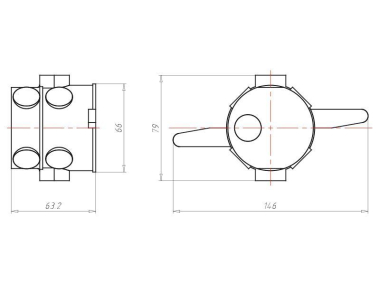 KAIS Nagel-Abzweigschalterdose   1556-62 