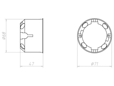 KAIS Gerätedose                  9068-01 
