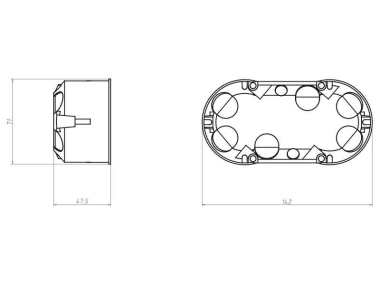 KAIS 2F-SCHALTERDOSE             9062-02 