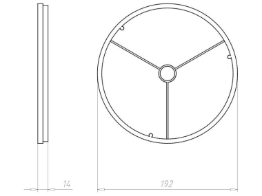 KAIS Frontring d=180mm KompaX    1293-82 