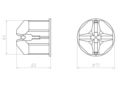 KAIS Hohlwandabzweigschalterdose 9066-12 