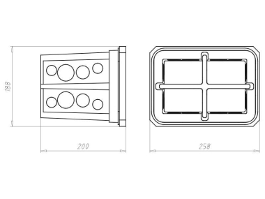 Kaiser Beton Einbaugehäuse       1298-38 