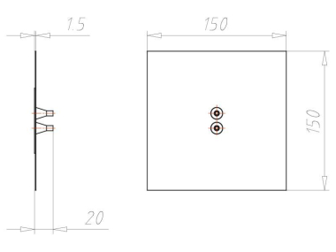 KAIS Doppel-Leitungsmanschette   9059-45 