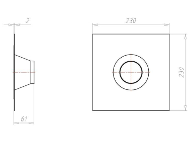 KAIS Rohrmanschette d= 75-90     9059-53 