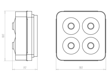 KAIS Universal-Einbaugehäuse     1296-22 