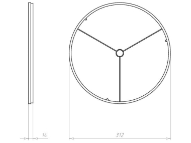 KAIS KompaX 1 Frontring #511#    1293-87 