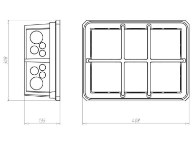 KAIS Universal Einbaugehäuse     1297-34 