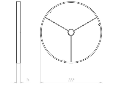 KAIS Frontring 215mm             1293-71 