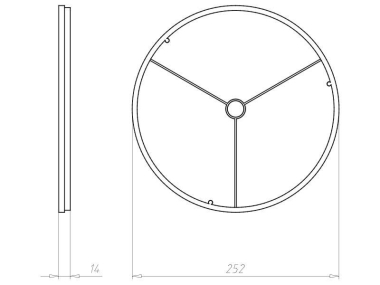 KAIS Frontring d=240mm KompaX    1293-86 