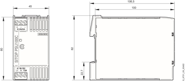 Siemens 6EP13325BA00 SITOP PSU100C 24V 
