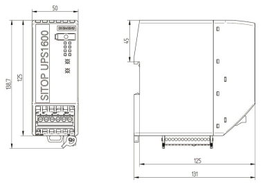 Siemens 6EP41343AB001AY0 SITOP UPS1600 