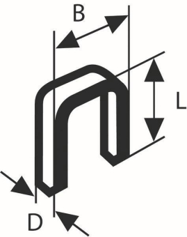 Bosch 2608200703 Klammer 1,2/18G KLAMMER 