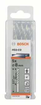 Bosch 5Metallbohrer HSS-Co    2608588101 