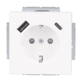 BJ SCHUKO -/USB-A+C    20 EUCB2USBAC-884 