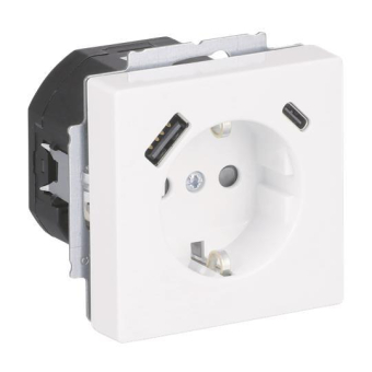 BJ SCHUKO -/USB-A+C     20 EUCB2USBAC-84 