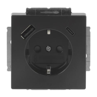 BJ SCHUKO -/USB-A+C    20 EUCB2USBAC-885 