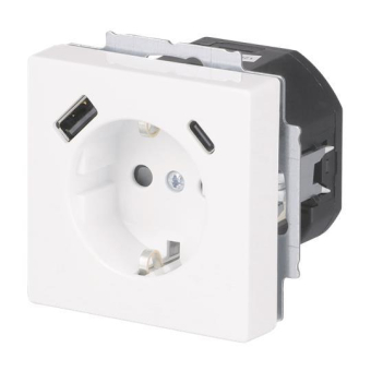 BJ SCHUKO -/USB-A+C     20 EUCB2USBAC-84 