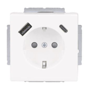 BJ SCHUKO -/USB-A+C     20 EUCB2USBAC-84 