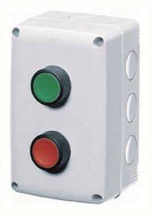 GEWI Gehaeuse Taster 1S schwarz, GW27201 