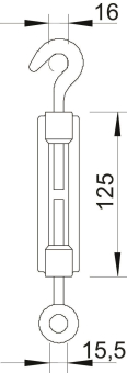 OBO 945 M12 G Spannschloss M12 St G 