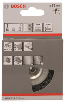 Bosch Scheibenbürste Stahl    1608622015 