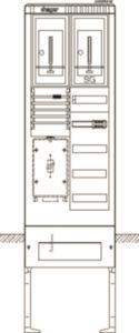 Hager Zähleranschlusssäule     ZAS205EN2 