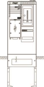 Hager Zähleranschlusssäule     ZAS175BB7 