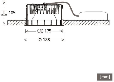 LTS EB-Downlight  FLIR 300.3030.01 WEISS 