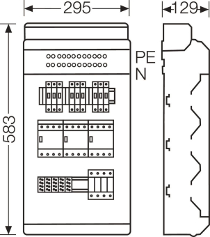 Hensel Ladeverteiler f.3 KV EV 11kW 3101 