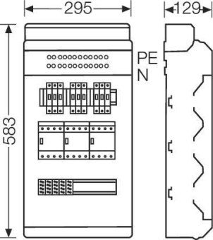 Hensel Ladeverteiler f.3 KV EV 11kW 3100 