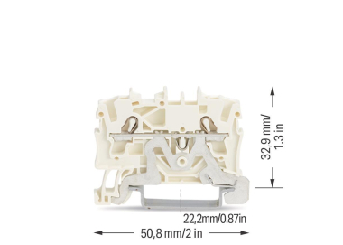 WAGO 2002-1208 2-Leiter-Schirmleiter- 