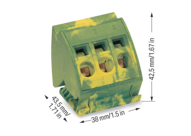 WAGO 812-110 PE-Anschlussblock,für 
