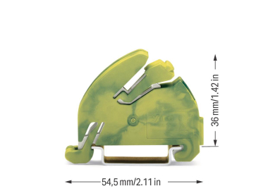 WAGO 812-141 PE-Sammelschienenträger 