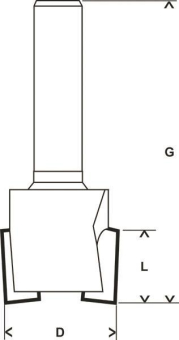 Bosch Scharniernutfräser 8mm  2608629367 
