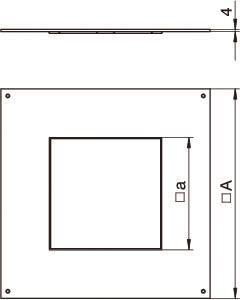 OBO DUG 250-3 9 Montagedeckel 250-2/3 f. 