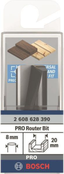 Bosch Nutfräser 8mm D1 20mm   2608628390 