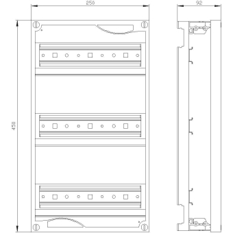 Siemens 8GK4051-3KK11 ALPHA160DIN, SMB 