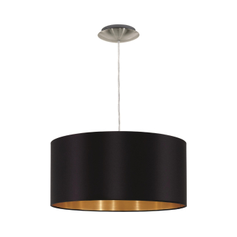 EGLOHL/1 Ø380 NICKEL-M/SCHWARZ 'MASERLO' 