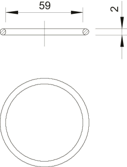 OBO 171 M63 Dichtring O-Ring M63 NBR 