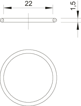 OBO 171 M25 Dichtring O-Ring M25 NBR 