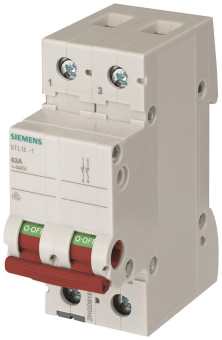 SIEM Ausschalter 63A 2-polig m.rotem 