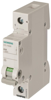 Siemens 5TL11630 Ausschalter 63A 1p 